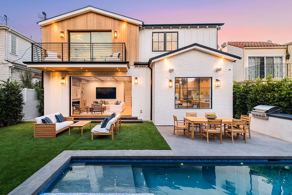 Pacific Palisades Coastal Farmhouse - a custom home built by Camelot Construction Company