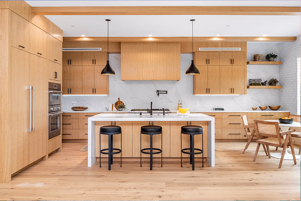 Pacific Palisades Coastal Farmhouse - a custom home built by Camelot Construction Company