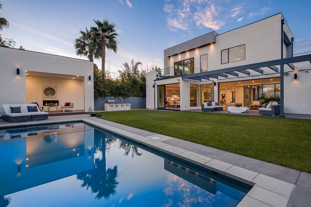 California Contemporary Residence - a custom home built by Camelot Construction Company