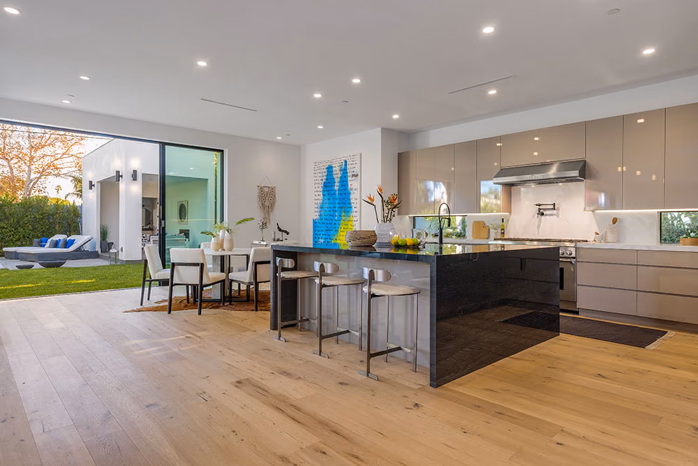 California Contemporary Residence - a custom home built by Camelot Construction Company