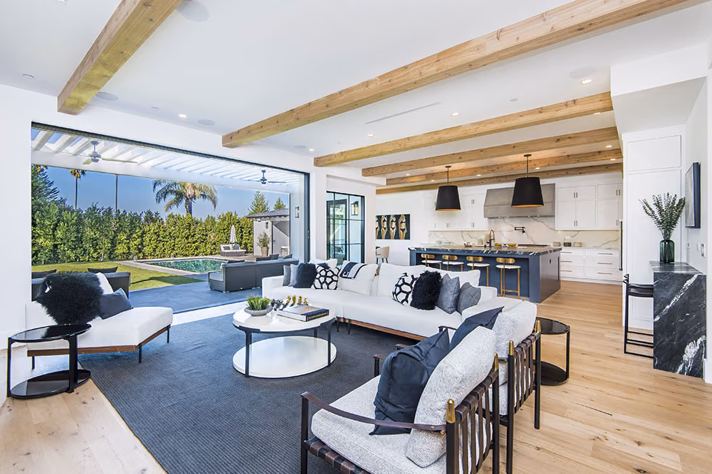 Encino Architectural Estate - a custom home built by Camelot Construction Company
