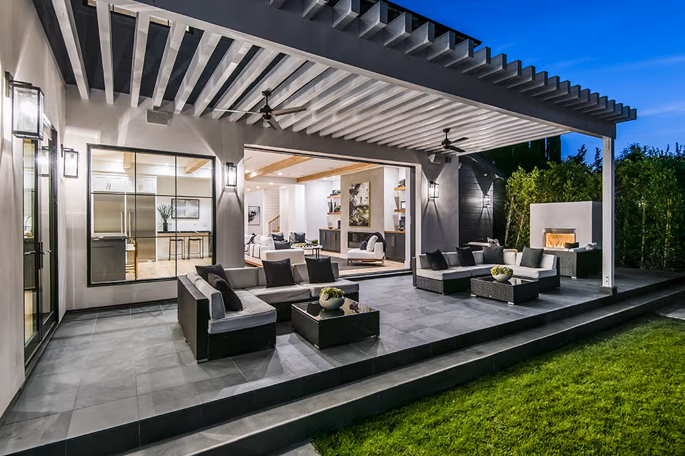 Encino Architectural Estate - a custom home built by Camelot Construction Company